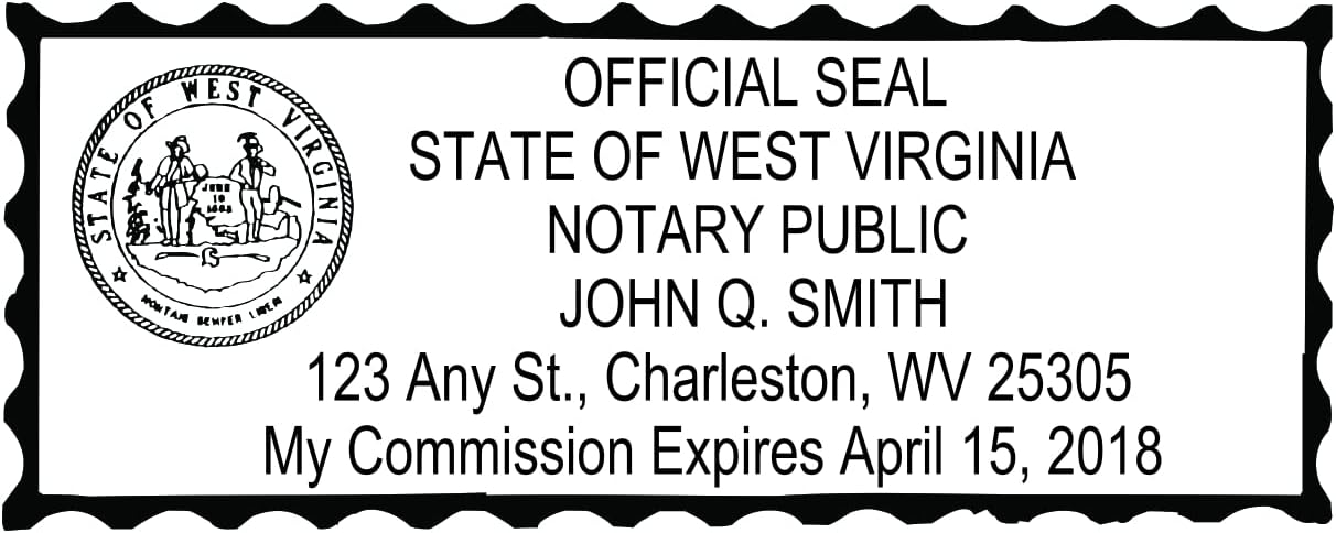 Notary Stamp Seal Ink Personalized Self Inking Stamp Custom Stamp Rubber Stamp Trodat 4913 Self Ink Notary Stamp - 7/8" x 2-3/8" Impression Area