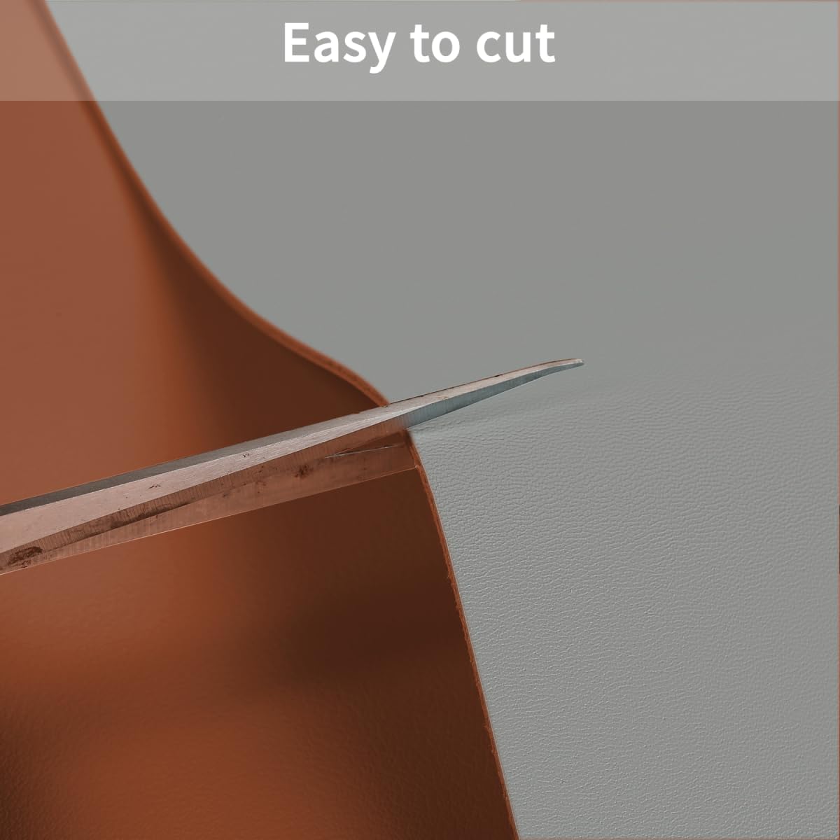 Leather Table Cover,1.8mm Thick,30x48 Inch Desk Cover,Large Desk Mat,Table Protector,Table Cover Protector,Desk Covers On Top of Desks(Brown+Gray,30x48)