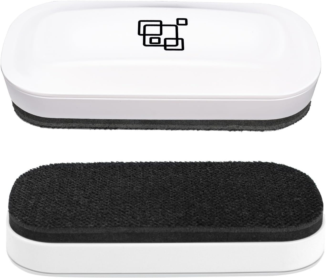 Maxtek Magnetic Dry Erase Eraser, 2 Pack, for Glass Board, Calendar, Whiteboard, Office and School Supplies (Pure White)