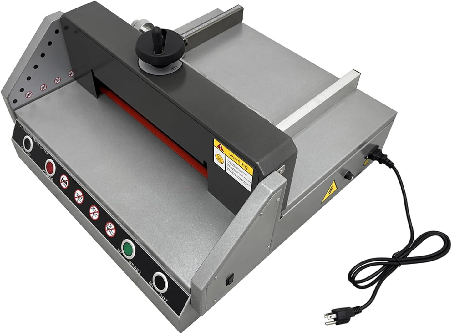 A4 13″ Desktop Electric Paper Cutter with Infrared Photo Electric Protection Paper Stack Guillotine Trimmer for Office, School 110V 120W