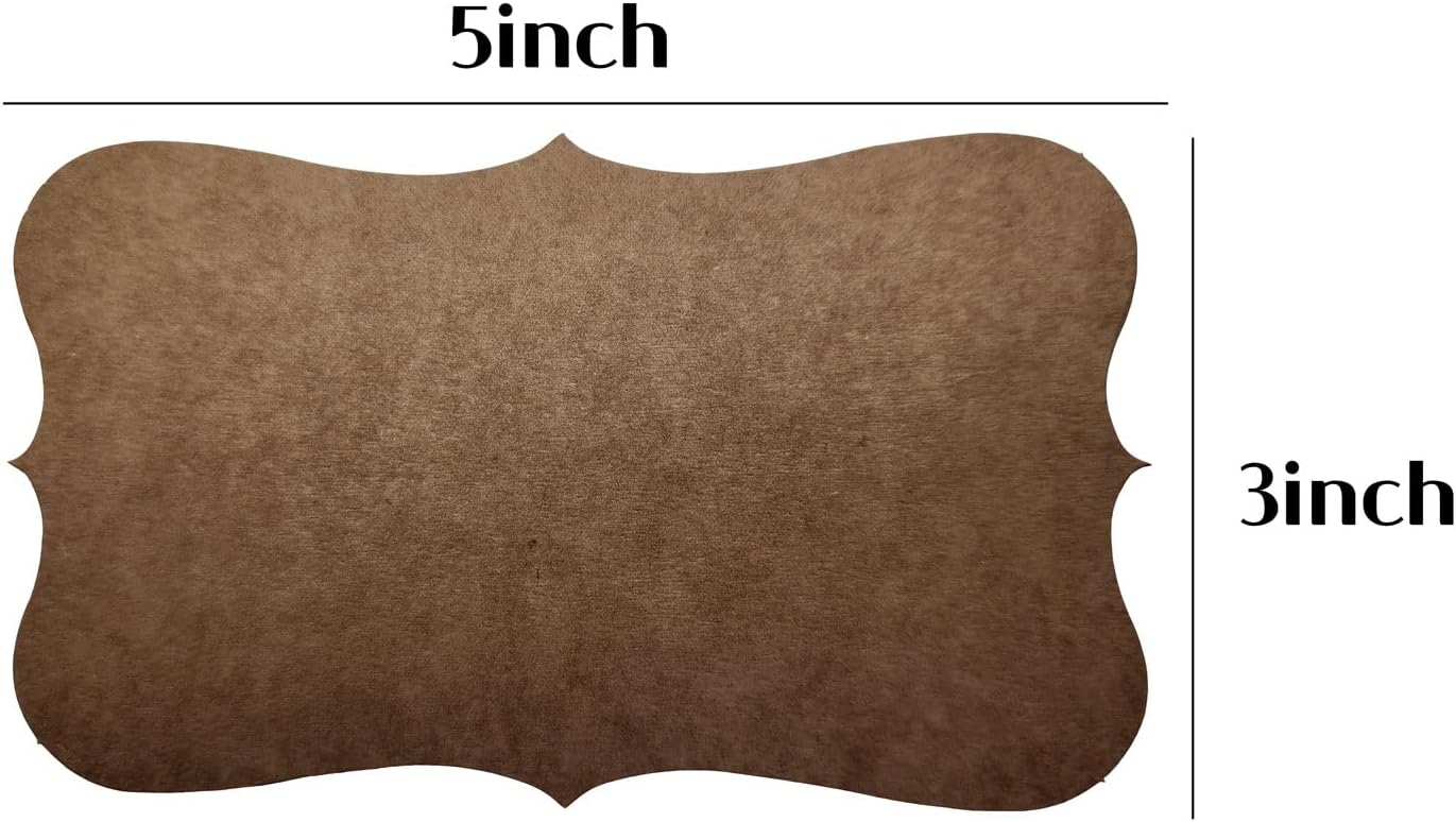 PPAPPAPPIYO 3x5 index card/Set of 50 Blank index cards 337gsm (KRAFT)