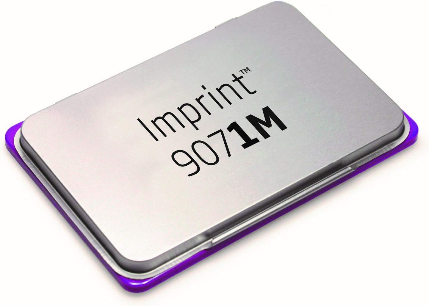 Trodat Imprint 9071M Metal Stamp Pad, 2" x 3-1/2", Purple