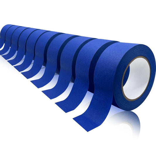 Premium Painter's Tape, 10 Rolls Blue Tapes Painters Tape, 1.88in x 60.1yds, General Purpose Masking Tape, Multi-Surface Painting Tape for Painter, DIY Crafts Arts, Indoor & Outdoor Use, Easy Removal