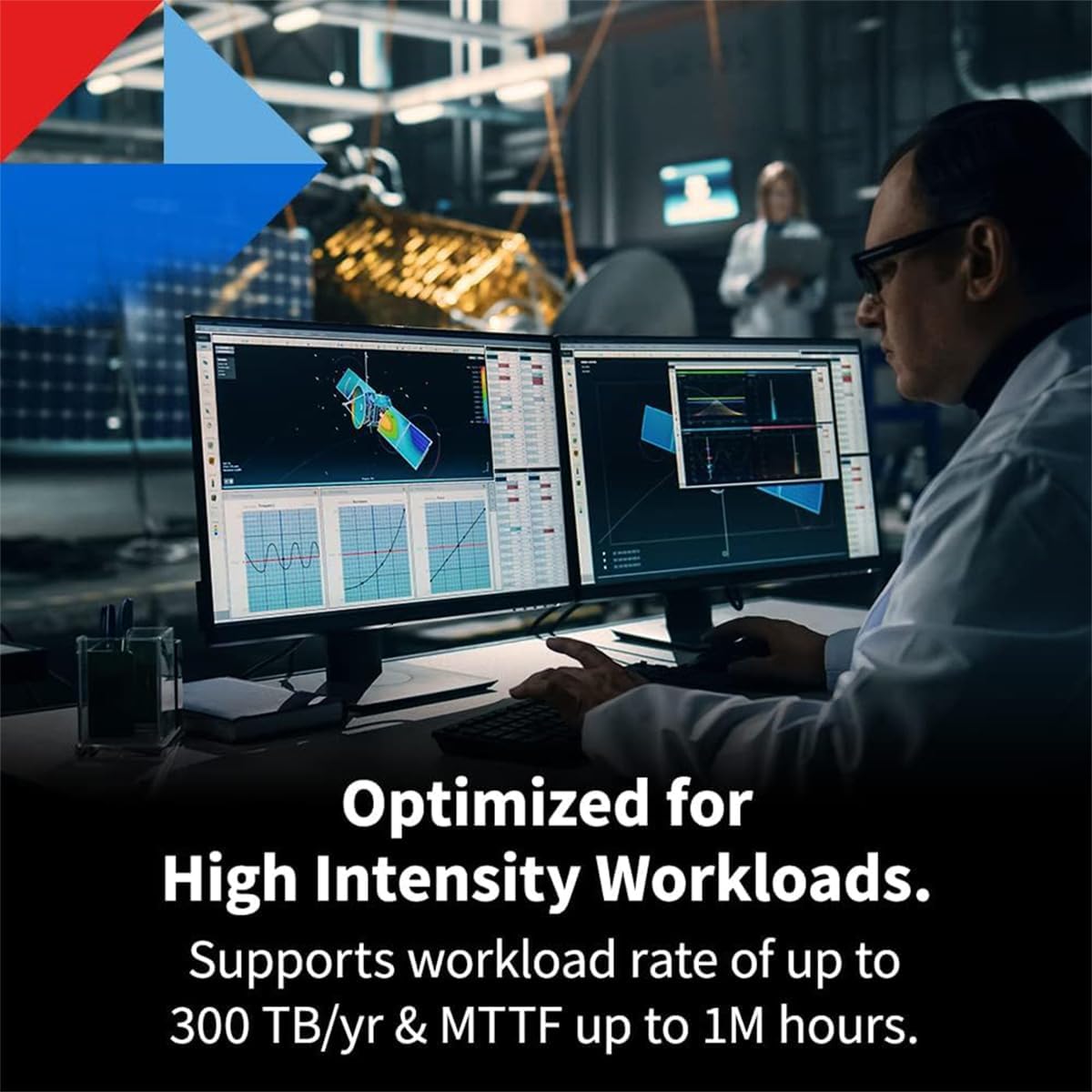 Toshiba X300 PRO 12TB High Workload Performance for Creative Professionals 3.5-Inch Internal Hard Drive – Up to 300 TB/Year Workload Rate CMR SATA 6 GB/s 7200 RPM 512 MB Cache - HDWR51CXZSTB