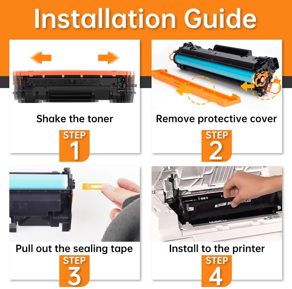 B341H00 High Yield Black Toner Cartridge with Chip (1-Pack) - Compatible with Lexmark B3340dw/B3442dw/MB3442 Series Printers