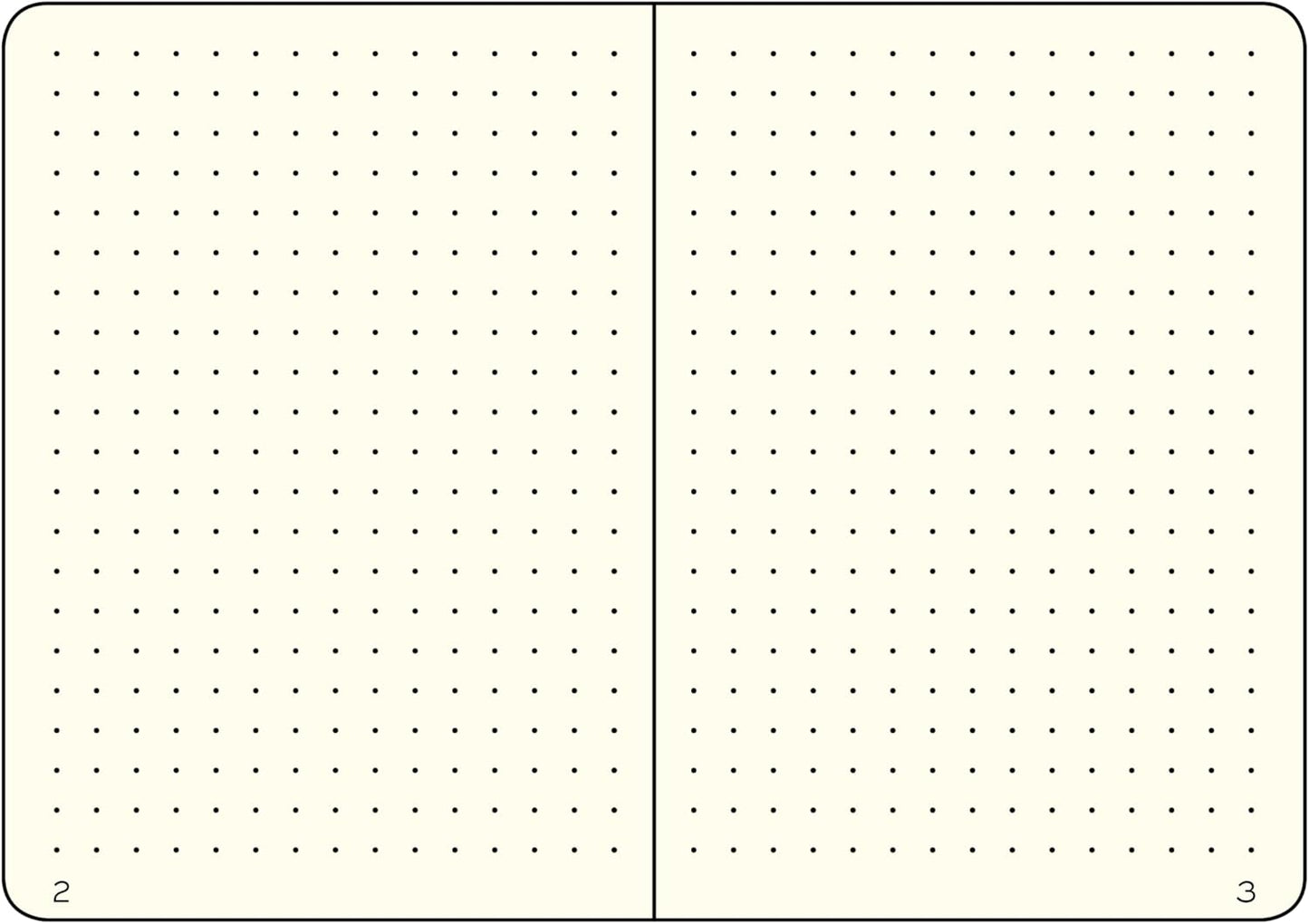 LEUCHTTURM1917 - Notebook Hardcover Medium A5-251 Numbered Pages for Writing and Journaling (Ink, Dotted)