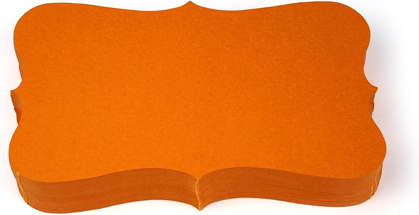 PPAPPAPPIYO 3x5 index card/Set of 72 Blank index cards 180gsm (Orange)