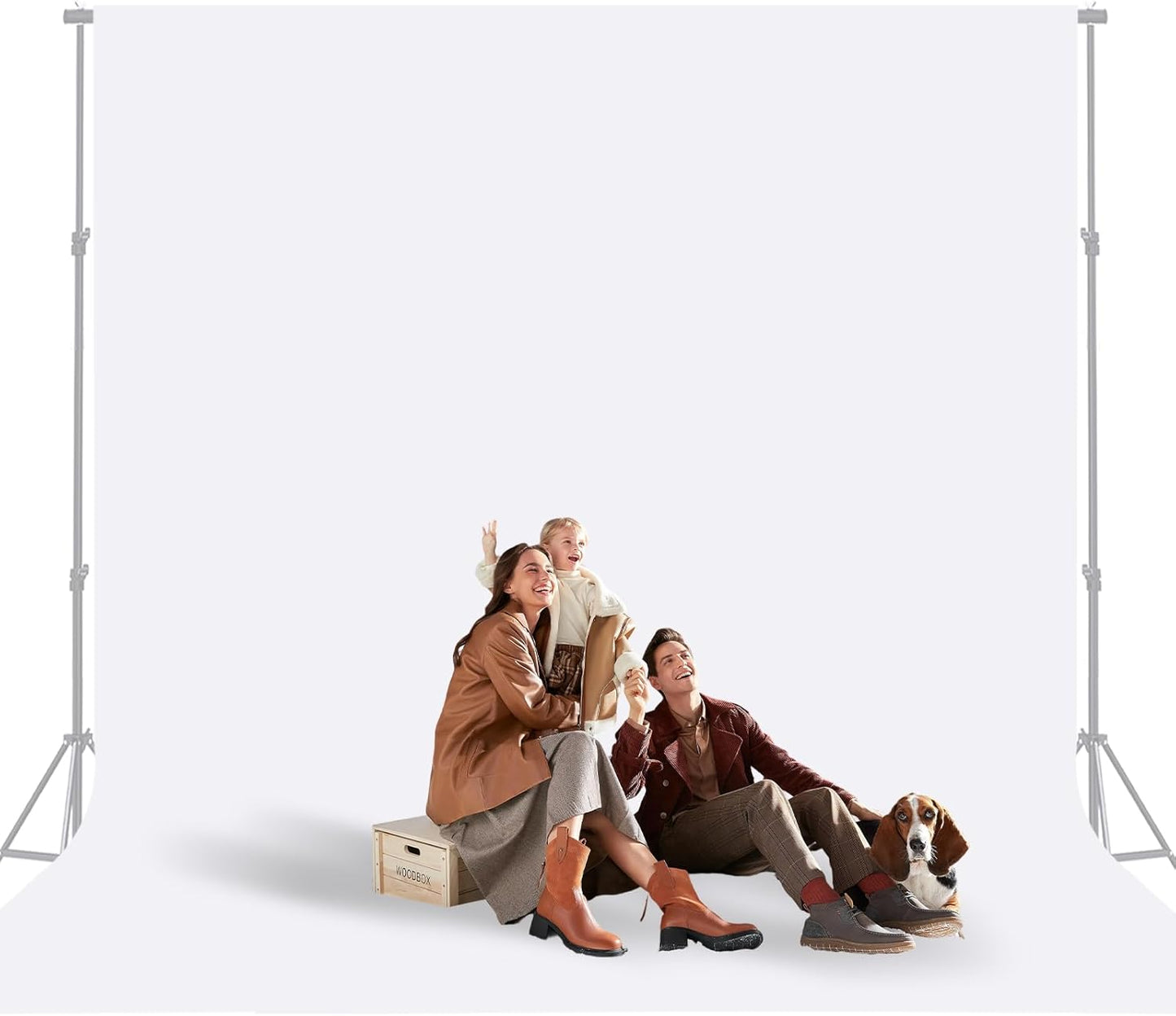 10x12 Ft White Backdrop Photography Cloth, Large White Screen for Professional Studio, Portrait, and Product Photography, Photo Background for Video, Film, INS, Live, Party, Decoration