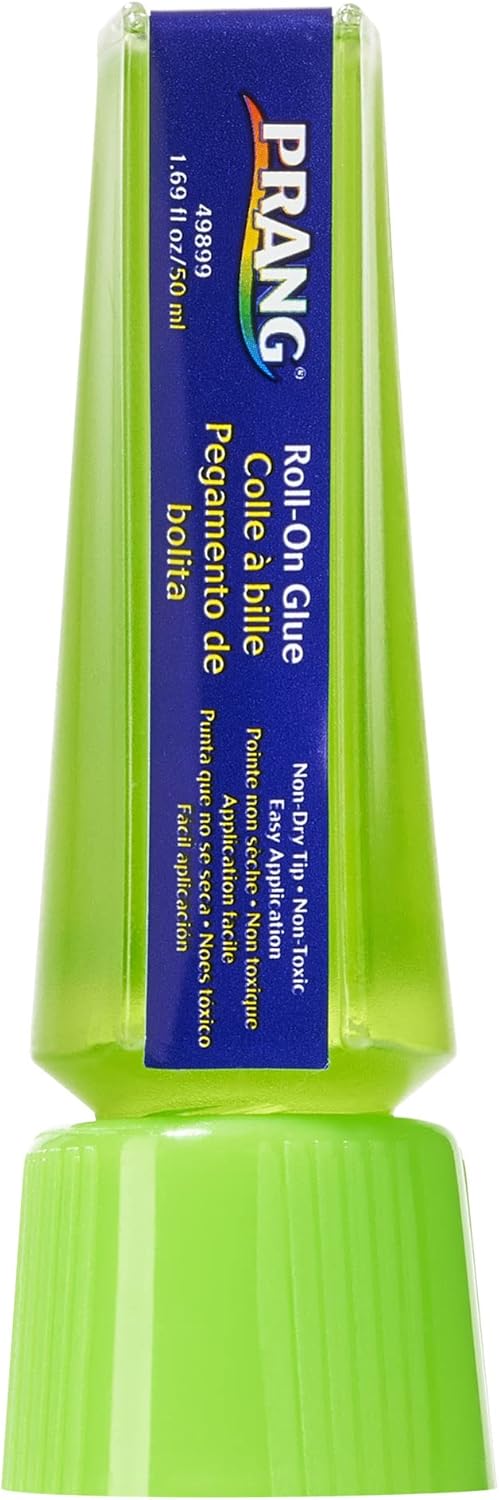 Prang Roll-On Liquid Glue, Green, 1.69 Oz., 1 Count