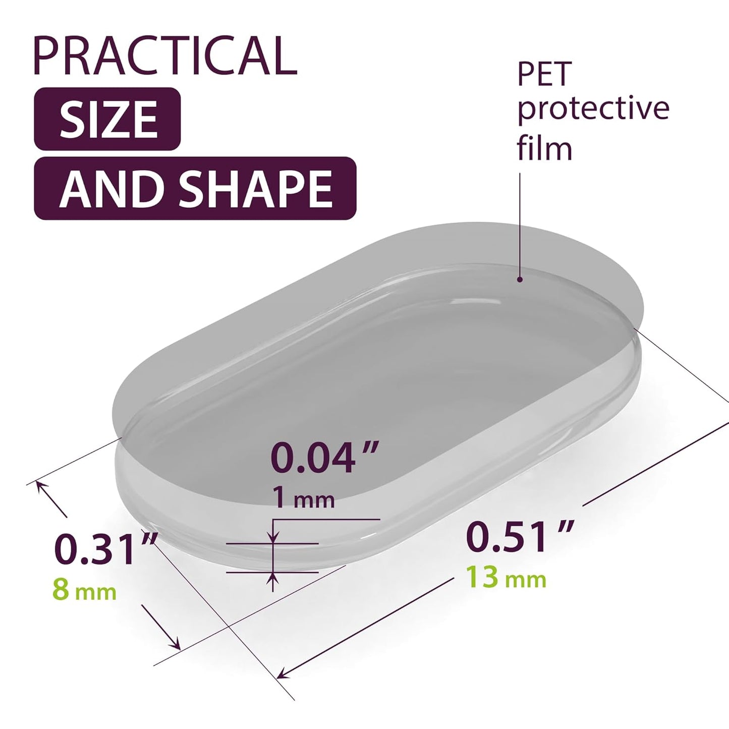 Gel Adhesive Dots 200PCs - Sticky Dots Clear Double Sided Removable - Sticky Tack for Collectibles & Figurines, Home Decor, Arts & Crafts - Clear Sticky Gel