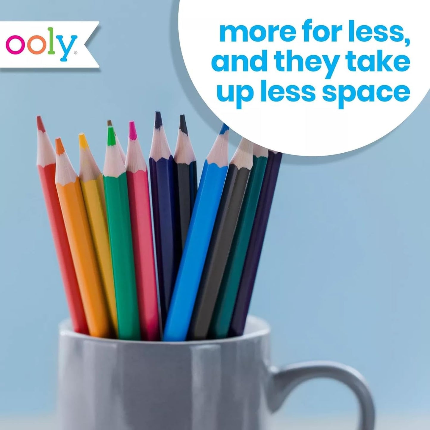 Ooly Double-Ended Colored Pencils, Set of 12 with 24 Colors, Drawing & Coloring Pencils for Kids and Adults, Colorful Back to School Supplies for Arts and Crafts, Double-Ended