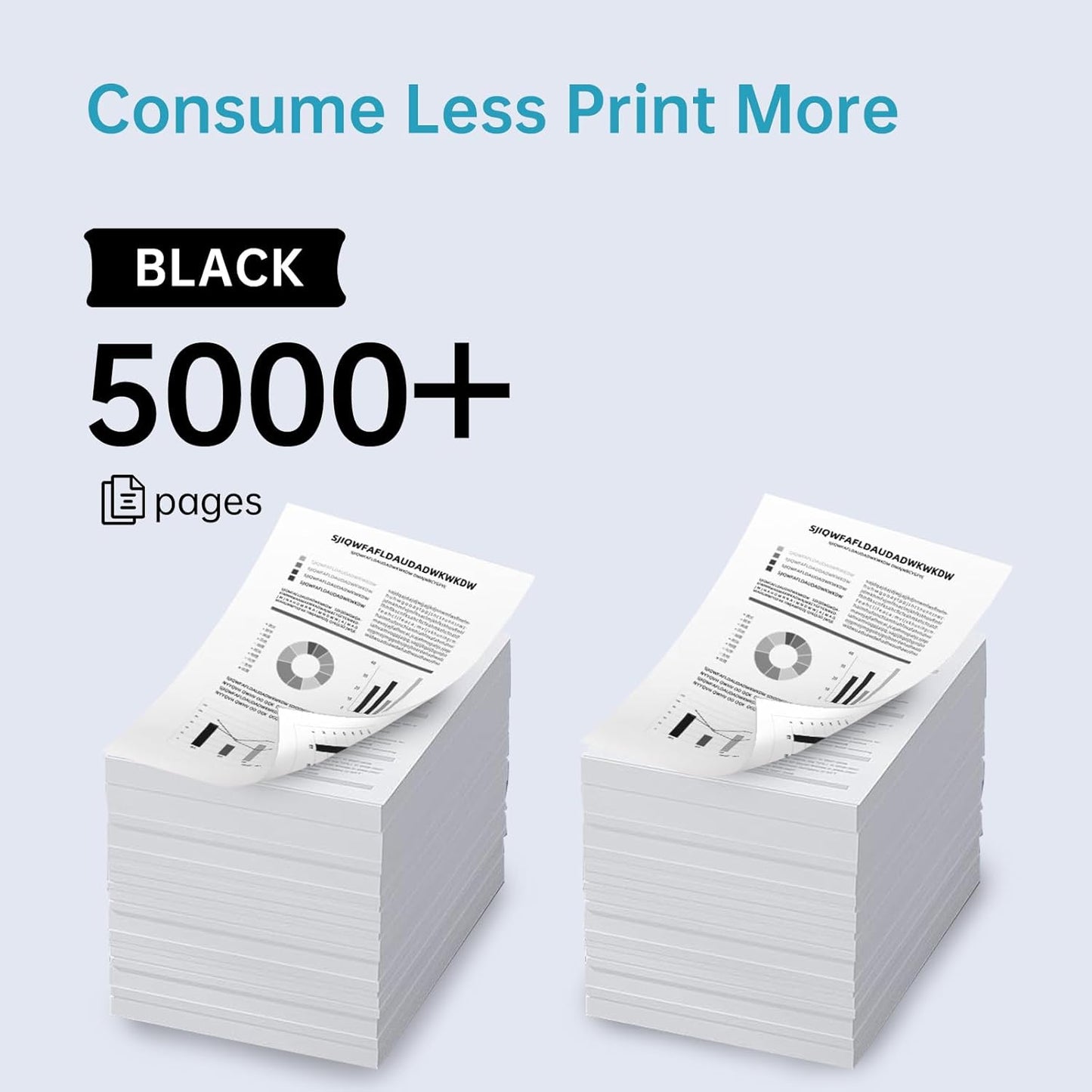 936e Black Ink Cartridge (with Chip) Replacement for HP 936e 936 Compatible with HP OfficeJet Pro 9125e 9135e 9128e 9122e 9110b 9130b 9730e 9730 Printers (2Black)