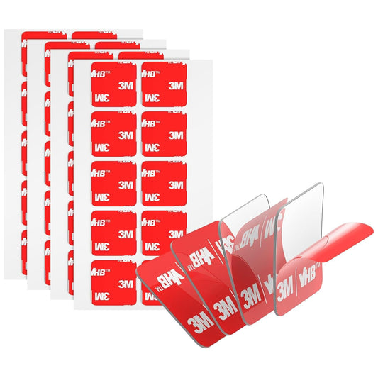 Bulina Double Sided Adhesive Pads Heavy Duty VHB 1" x 1" 40 PCS Square Clear 4905 Sticky Mounting Foam Tape Strong Adhesive Waterproof for Home Office Car Deco