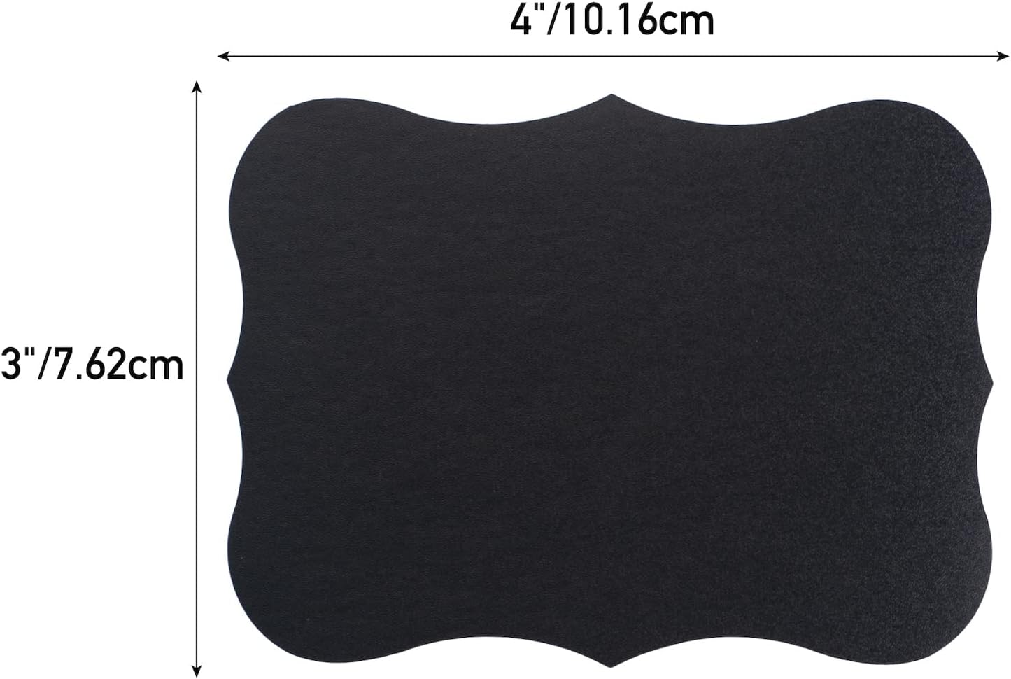 ONUPGO Chalkboard Labels (48 Pack), 4" x 3" Reusable Blackboard Stickers, Waterproof Chalkboard Sticker for Jars, Parties Decoration, Craft Rooms, Weddings, Storage, Organize Your Home & Kitchen