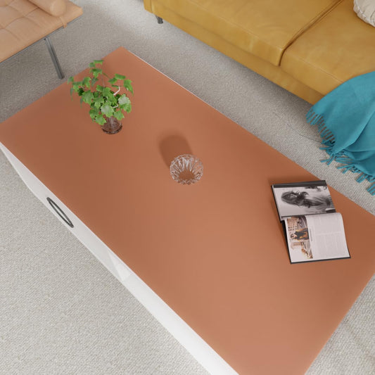 Leather Table Cover,1.8mm Thick,24x48 Inch Desk Cover,Large Desk Mat,Table Protector,Table Cover Protector,Table Protectors for Rectangle Tables(Brown+Gray,24x48)