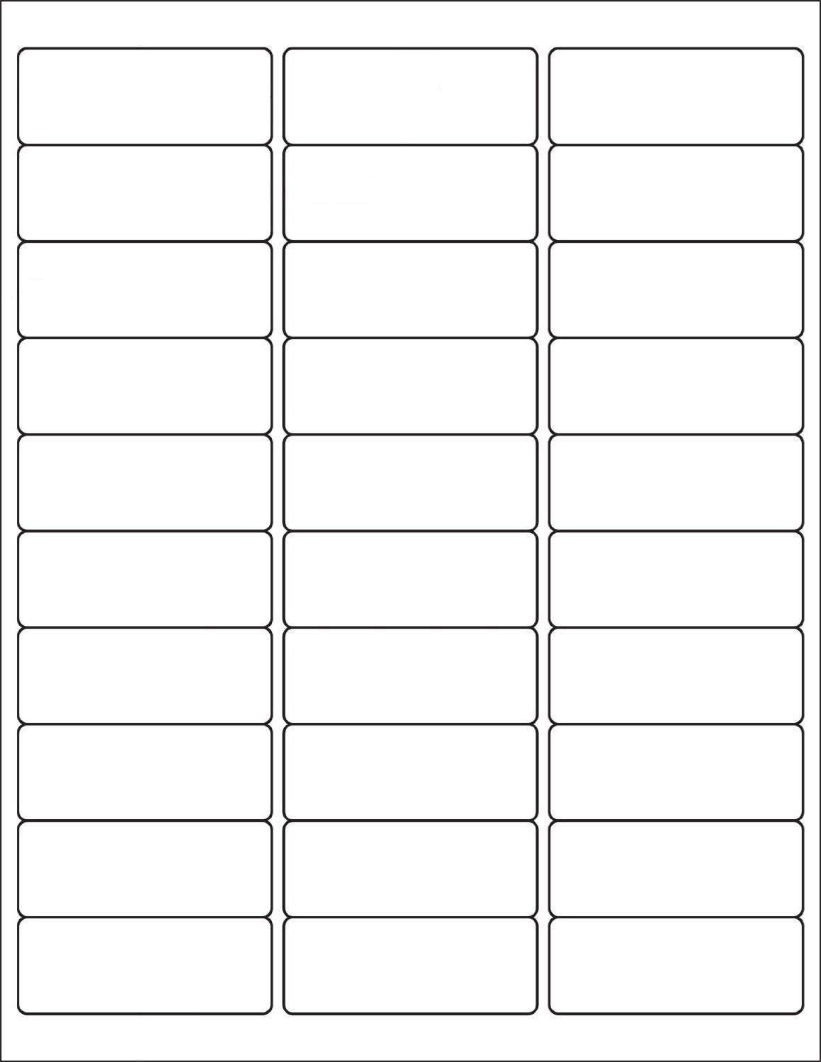 BESTEASY 30-up 2000 Sheets 1" X 2-5/8" Address Shipping Labels for Laser and Inkjet Printers, FBA Product Labels (60000 Labels)