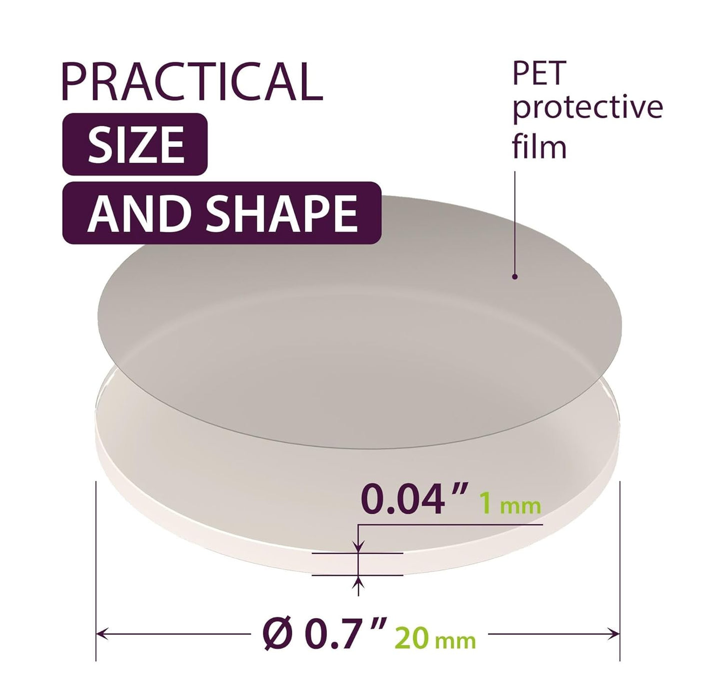 Sticky Dots Double Sided 150PCs - Mounting Putty Removable - Self Adhesive Balloon Dots - Sticky Tack Double Sided Tape Dots for Arts & Crafts Hanging