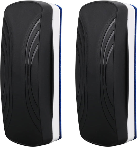 Ddaowanx Whiteboard Eraser, Magnetic Dry Erase Eraser, Glass Board Eraser,School and Office Supplies (4 Pack/Black)