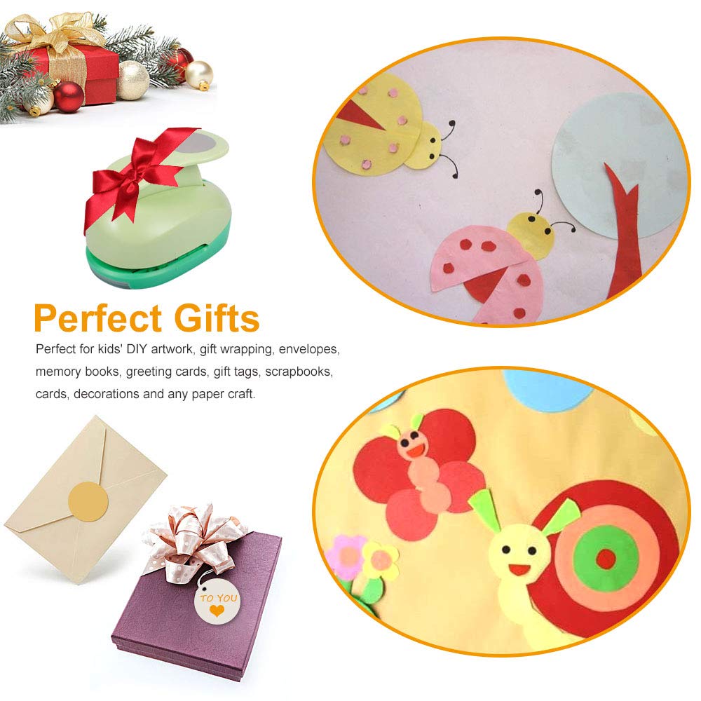 UCEC 2 Inch Circle Punch, Paper Punch, 2 Inch Hole Punch, Circle Hole Punch Cutters for Paper Crafts DIY Handmade Crafting Scrapbook Tools Cards Arts Fun Projects