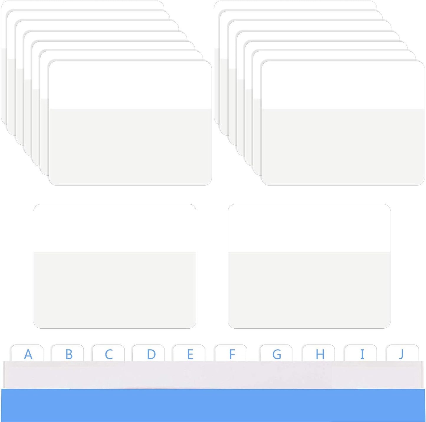 Sticky Index Tabs Page Marker Pop-up Page Flags Notes Tabs, 1.6 x 2 Inch, White (400 Pieces)