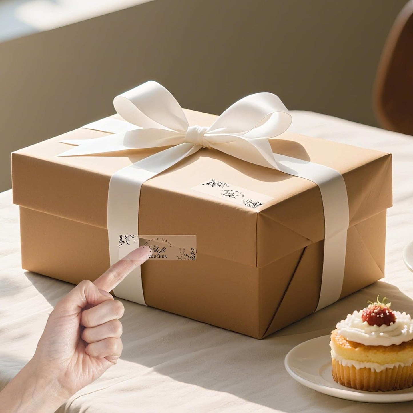 Transparent Thermal Labels 1 x 3 Inch Self-Adhesive Printer Clear Stickers Vinyl Waterproof Roll Decals Rectangle Postage Tags for Address Barcodes DIY Logo Business 300 PCS