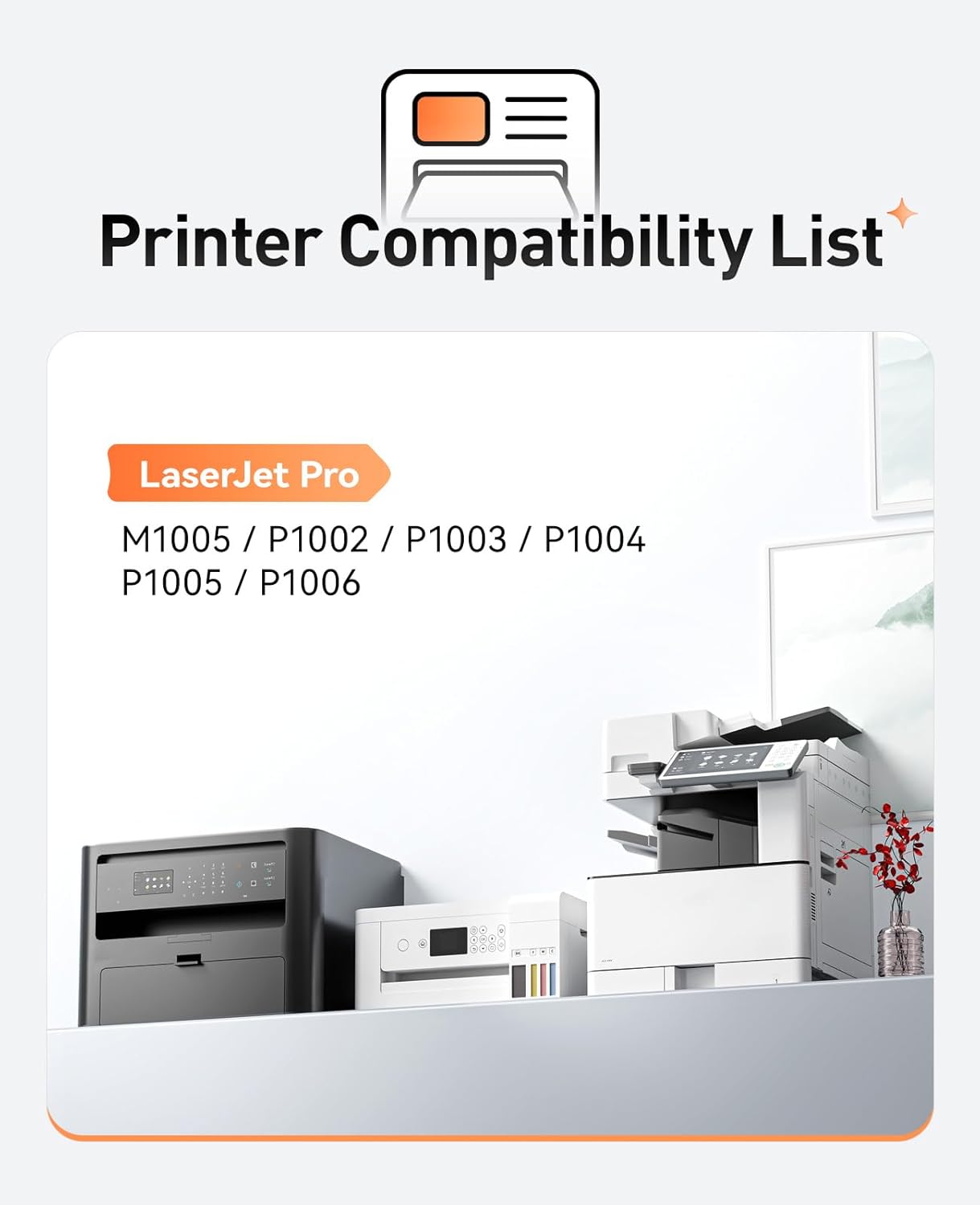 35A Black Toner Cartridge 2-Pack Replacement for HP 35A CB435A Compatible with HP Laserjet P1005 P1006 P1007 P1008 P1009 P1002 P1003 P1102w P1109w Pro MFP M1212nf M1217nfw M1522nf M1120 P1505 Printer