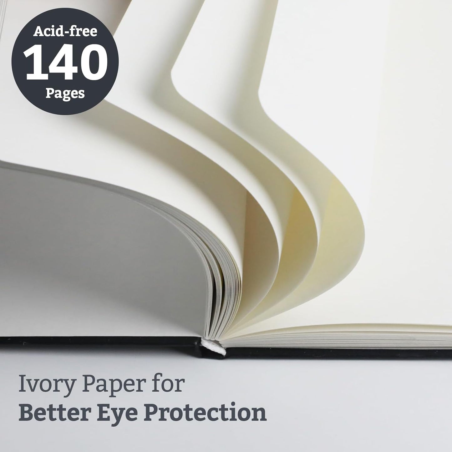 Blank Hardcover Sketch Book Notebook, A5 140 Pages 120Gsm Thick Journal for Drawing,School,Work,Diary，5.7''*8.3'',Turquoise