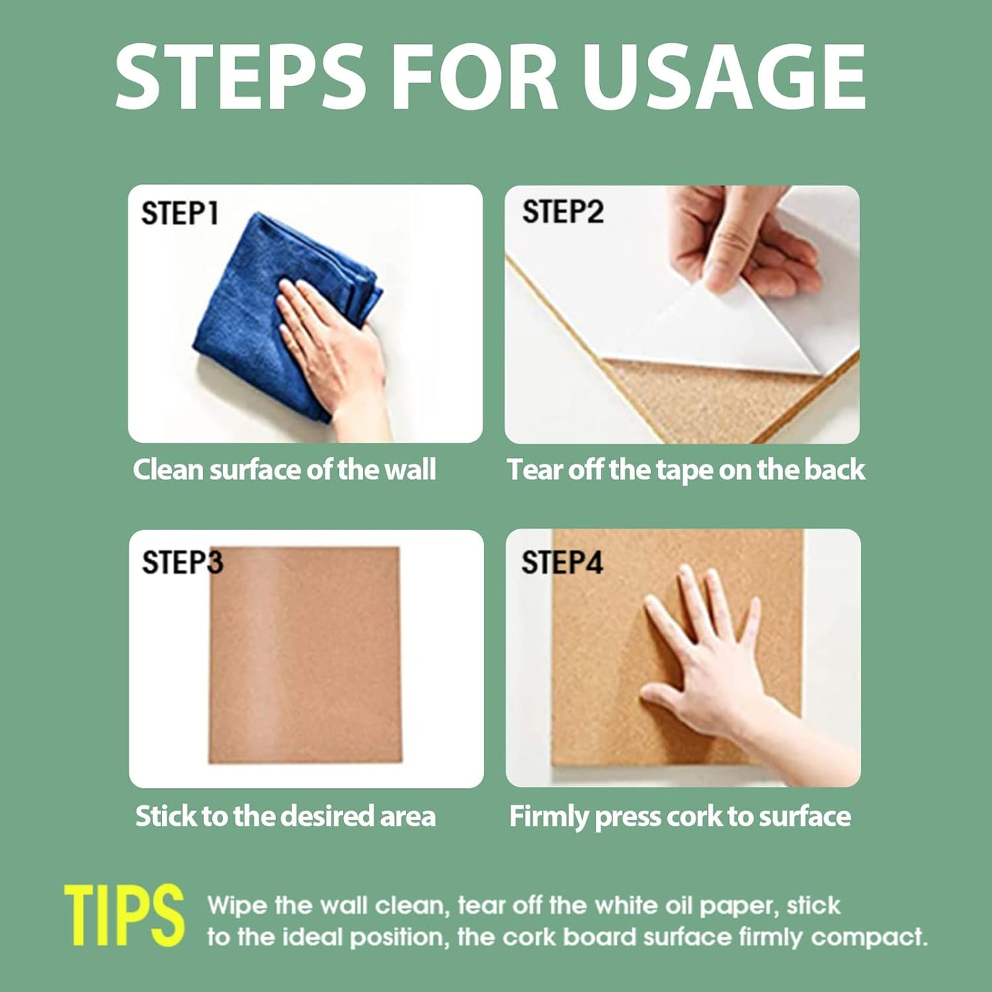 Transform Your Space with GARDYUE's 12-Pack Cork Bulletin Board Tiles - 17 x 8 Inches, 1/2" Thick, Self-Adhesive, Frameless, and Eco-Friendly - Perfect for DIY, Office, School, and Home Decor