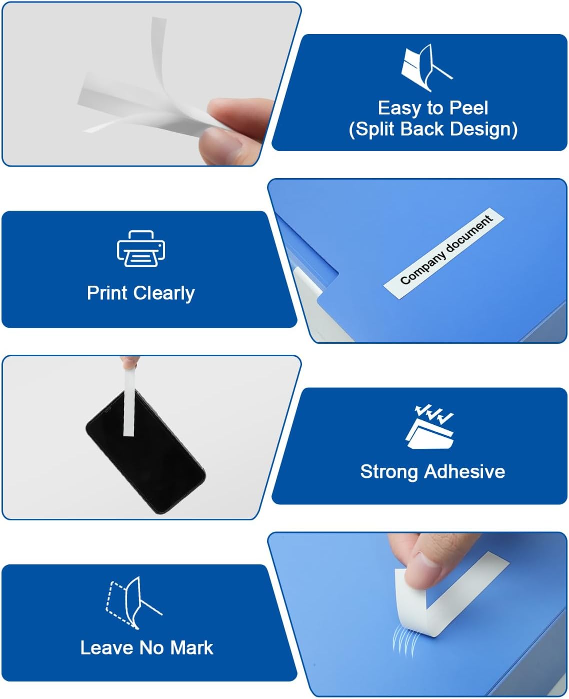 3-Pack TZe-231 TZ Tape 12mm 0.47 Laminated White Compatible with P Touch Label Maker Tape TZe-231 TZ-231 TZe231 Black on White Use with Ptouch PT-D220 D210 H110 D400 D600, 1/2 Inch x 26.3 ft