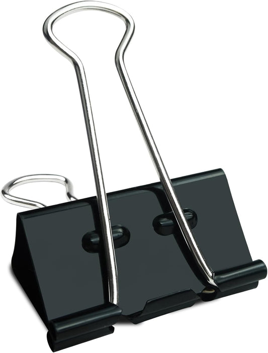 48Pcs Binder Clips(2 Inch), Upgrade Large Binder Clips Heavy Duty Paper Clamps for Office and Home Supplies
