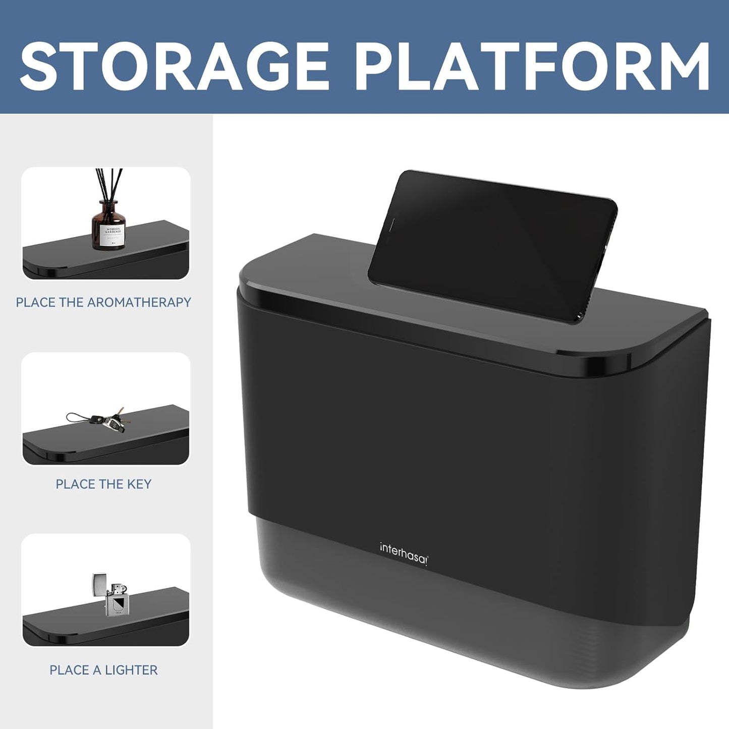 Commercial Paper Towel Dispenser Wall Mount Adhesive Multifold Trifold cFold Folded Paper Hand Towel Dispenser for Bathroom 10.7" L x 3.7" W x 8" H