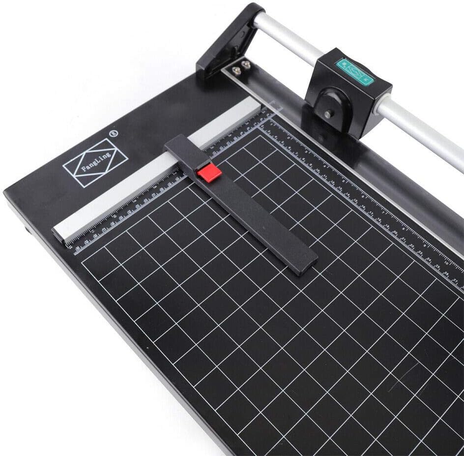 24Inch Rotary Trimmer Paper Cutter,Manual Paper Cutters Trimmers Photo Paper Cutter with Automatic Paper Weighting,Self-Sharpening for Craft Paper, Card Stock and Office Paper