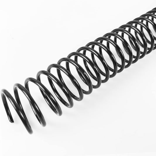 Binditek 50 Pack Plastic Spiral Binding Coils, 20mm(3/4"), 170 Sheet Capacity, 4:1 Pitch, Black, 48 Loops, for Letter Size, for Students and Coworkers