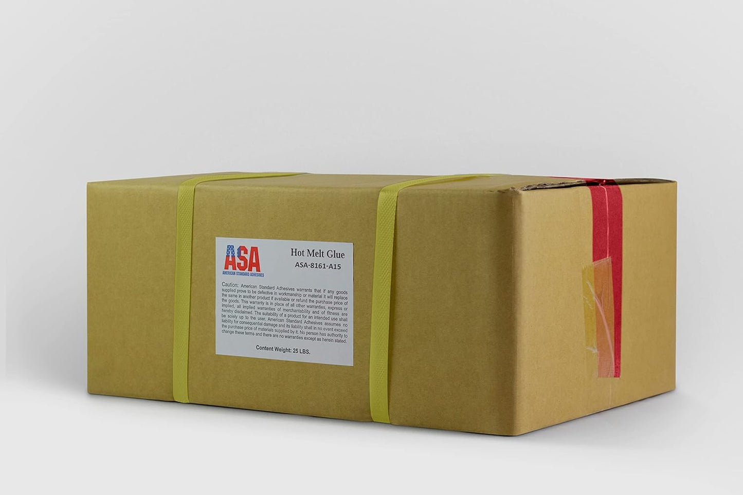 ASA Full Size Hot Glue Sticks for Glue Gun - 1/2" x 15" | High-Strength Hot Gun Sticks Adhesive for Corrugated Materials |Industrial Grade for Packaging & Woodworking | Pack of 150