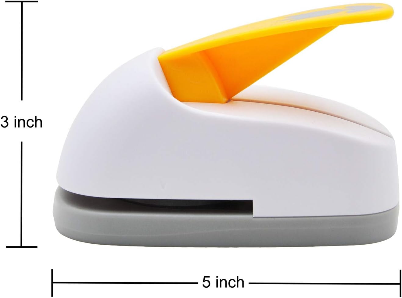 Craft Lever Punch 3 inch Rhombus Paper Punch Professional Tool for Paper Crafting DIY Projects，Gifts，Stationery，Education，Greeting Cards Arts Fun Projects