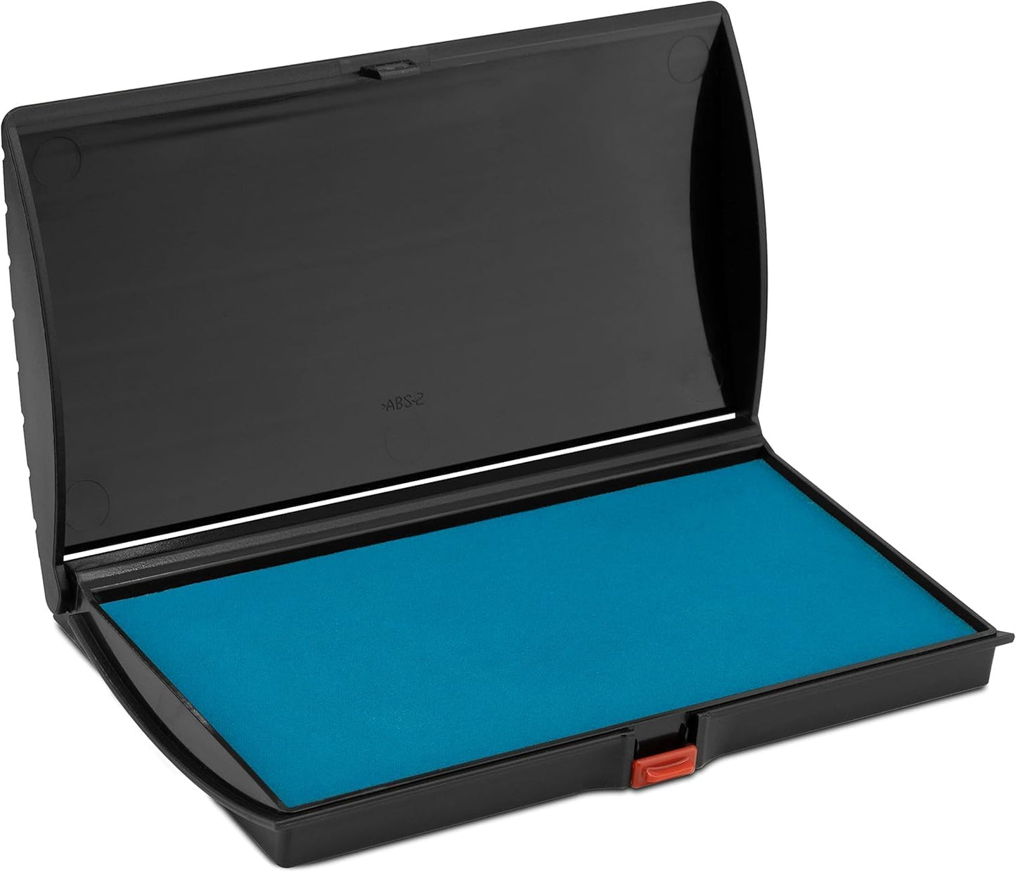 Large Premium Light Blue Ink Stamp Pad - 3" by 6" - Quality Felt Pad - Case with Closing snap