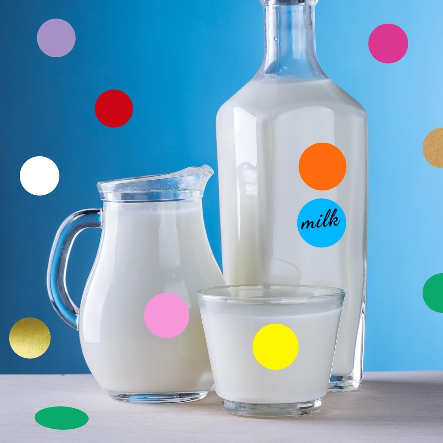 1 Inch Round Label Removable Color Code Dot Stickers,Garage Sale Sticker Price Tags Blank Yard Sale Circle Dot Stickers Writable Not Blurry (1050 Pack,Green)