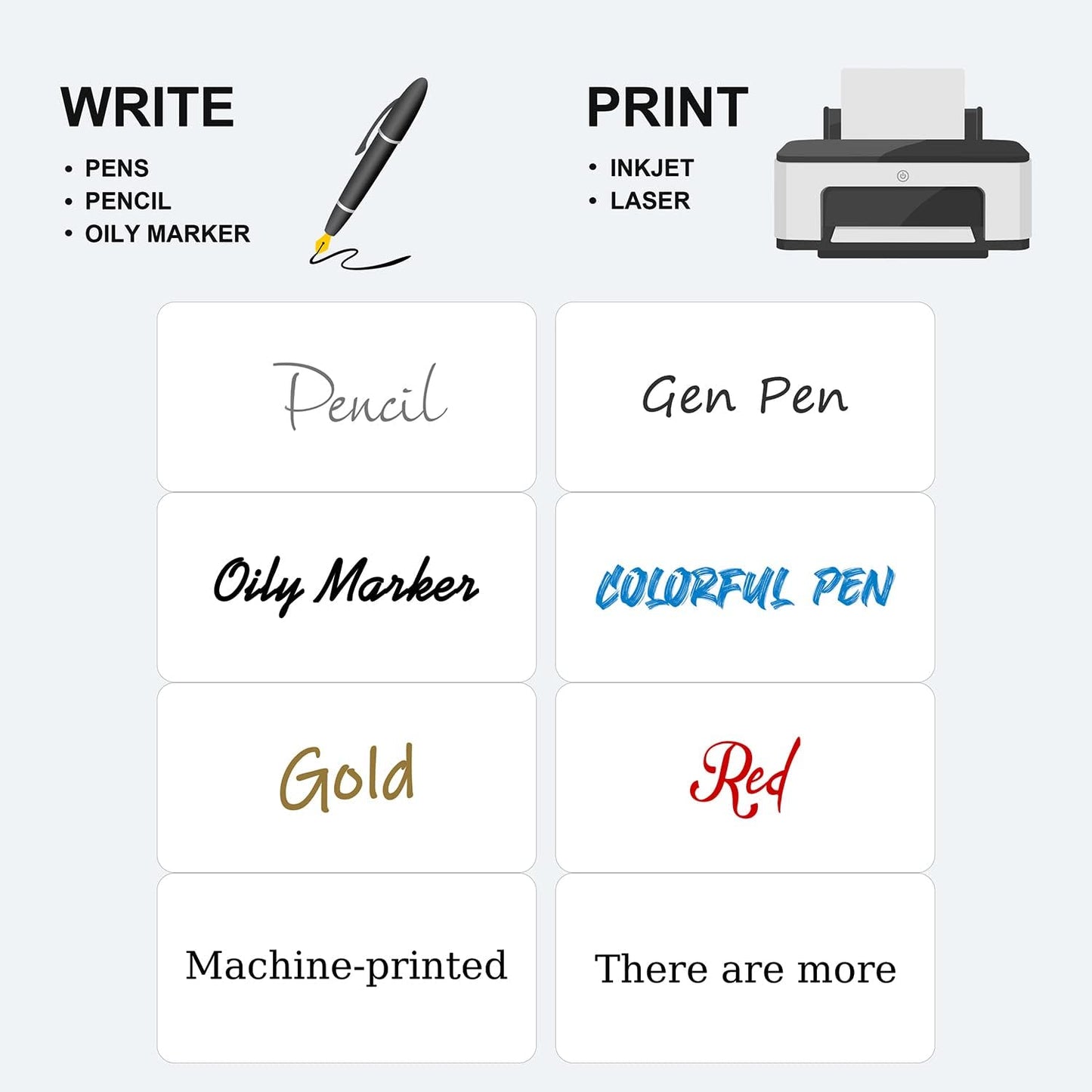 Methdic Shipping Labels 2"×4" 300 Labels Sticker Paper for Laser/Ink Jet Printer Mailing Labels 8.5"*11" White 10 per Sheet