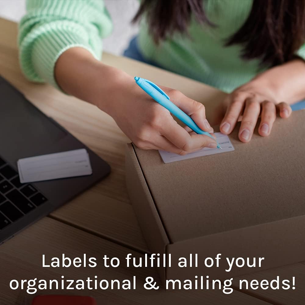 Premium Label Supply White Address Sticker Labels – 2.625" x 1" – Laser/Inkjet Compatible – (30 per Sheet), 1000 Sheets - 30,000 Total Adhesive FBA Labels