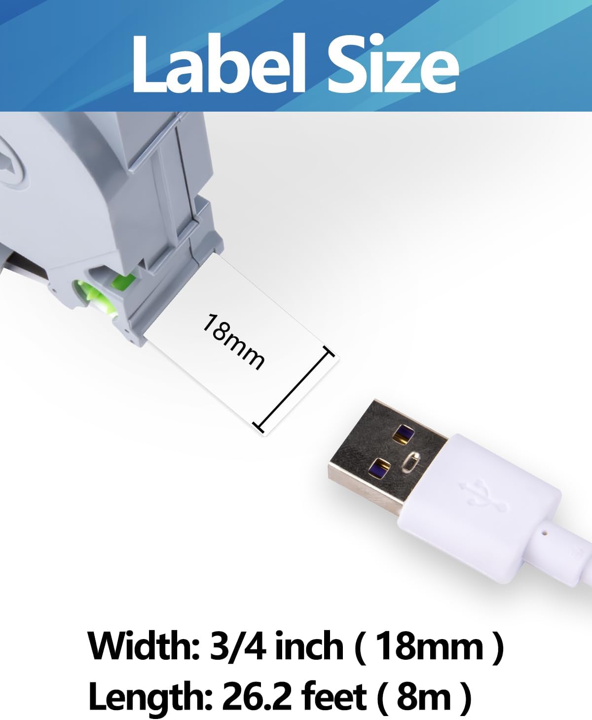Weemay 3 Pack TZe 145 18mm White on Clear Laminated Label Tape Compatible with Brother Label Maker Tape TZe-145 TZe 145 TZ-145 TZ145 for PTD400AD PTD610BT PTD600 PTD410 Printer, 0.7" x 26.2'