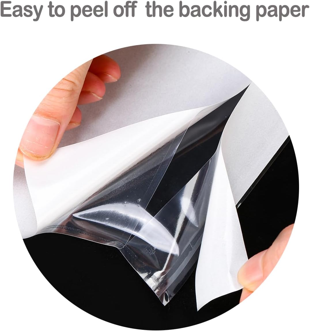 (1200 Pack) BEUYI Clear 9.5'' x 6.7'' Packing List Envelopes, Adhesive Shipping Label Pouches/Sleeves, Easily Fits Half of Letter-Size Paper