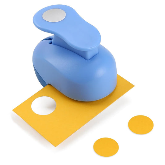 LOONENG 5/8 Inch Circle Paper Punch - Create Perfect Circles for Handmade Craft Projects - Ideas for Scrapbooking, Card Making, DIY Photo Albums, Gift Tags, Homemade Confetti