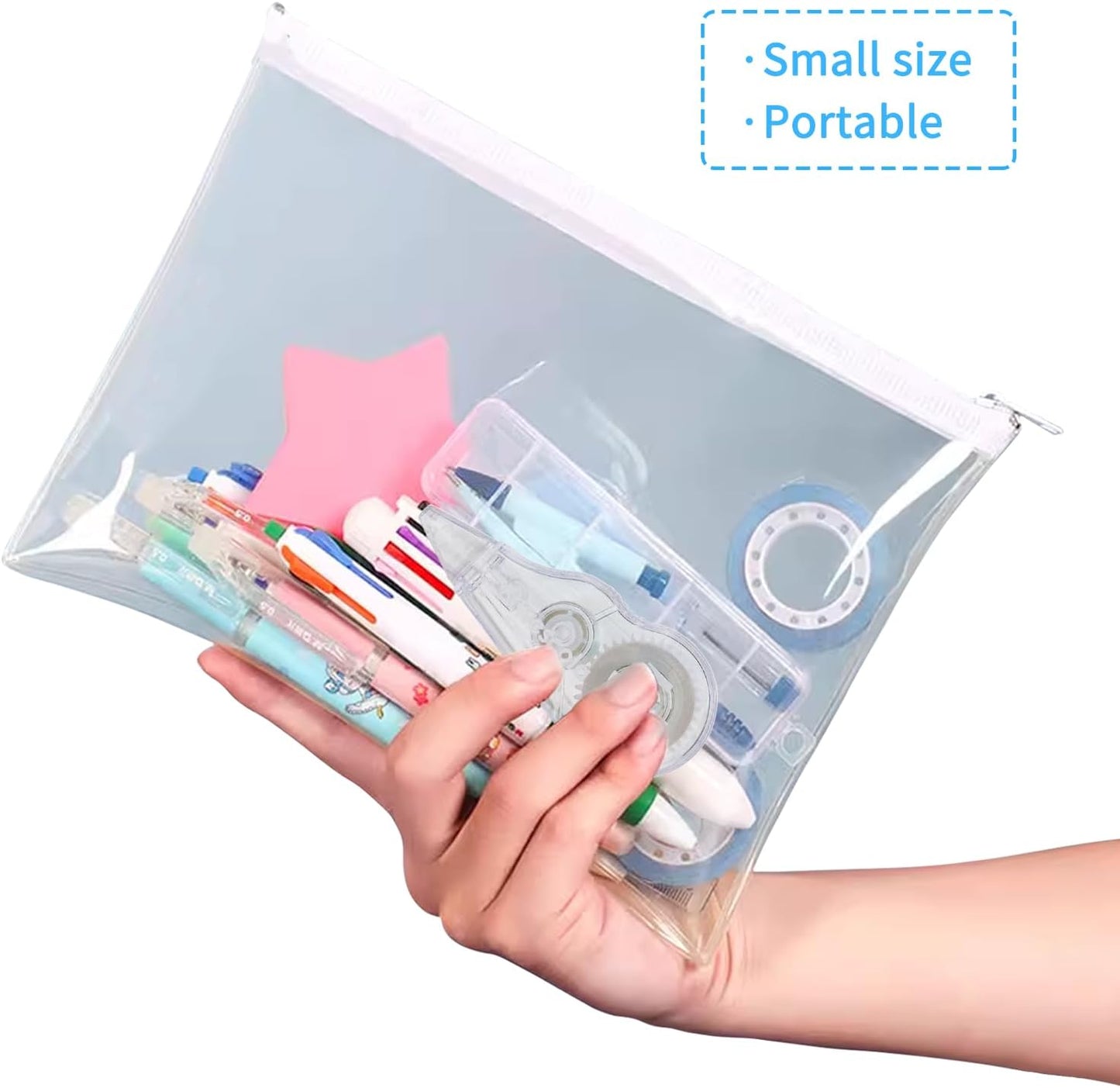 Correction Tape, 16.4FT EZ Tear-resistant Correction Tape, Easy To Use Applicator for Instant Correction Without Drying Time (20pcs/set)