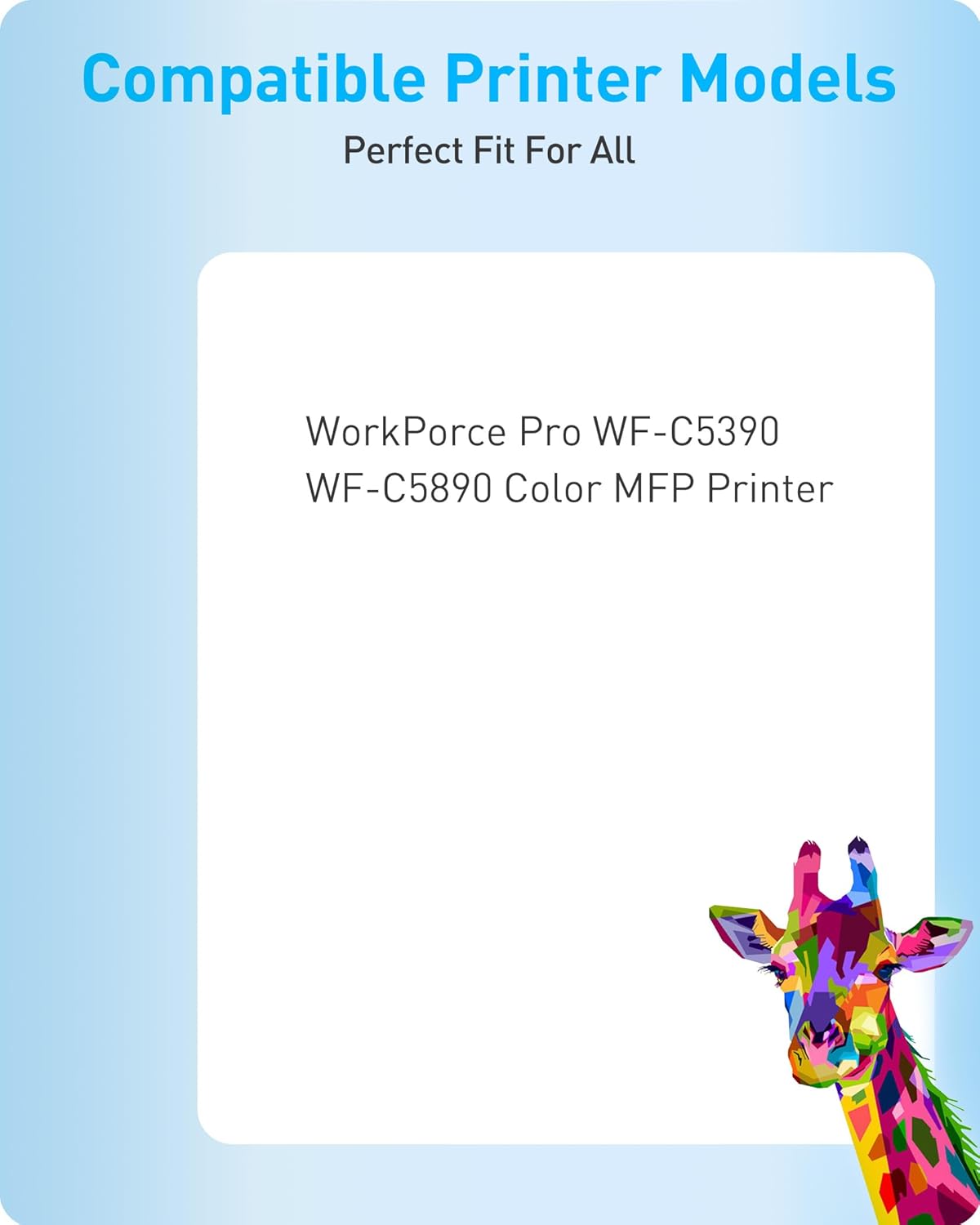 MasaiMara Remanufactured T10W T10W100 Black Compatible Ink Cartridge Replacement for WF-C5390 WF-C5890 WFC5390 WFC5890 Color Printers (1-Pack)