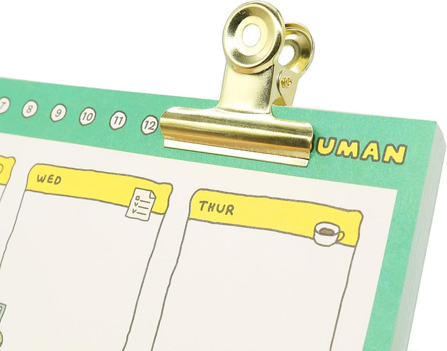 YCVIORING Gold Bulldog Binder Paper Clips, Assorted Sizes Set, Paper Clamps for School, Office and Home Kitchen (53 Pack)