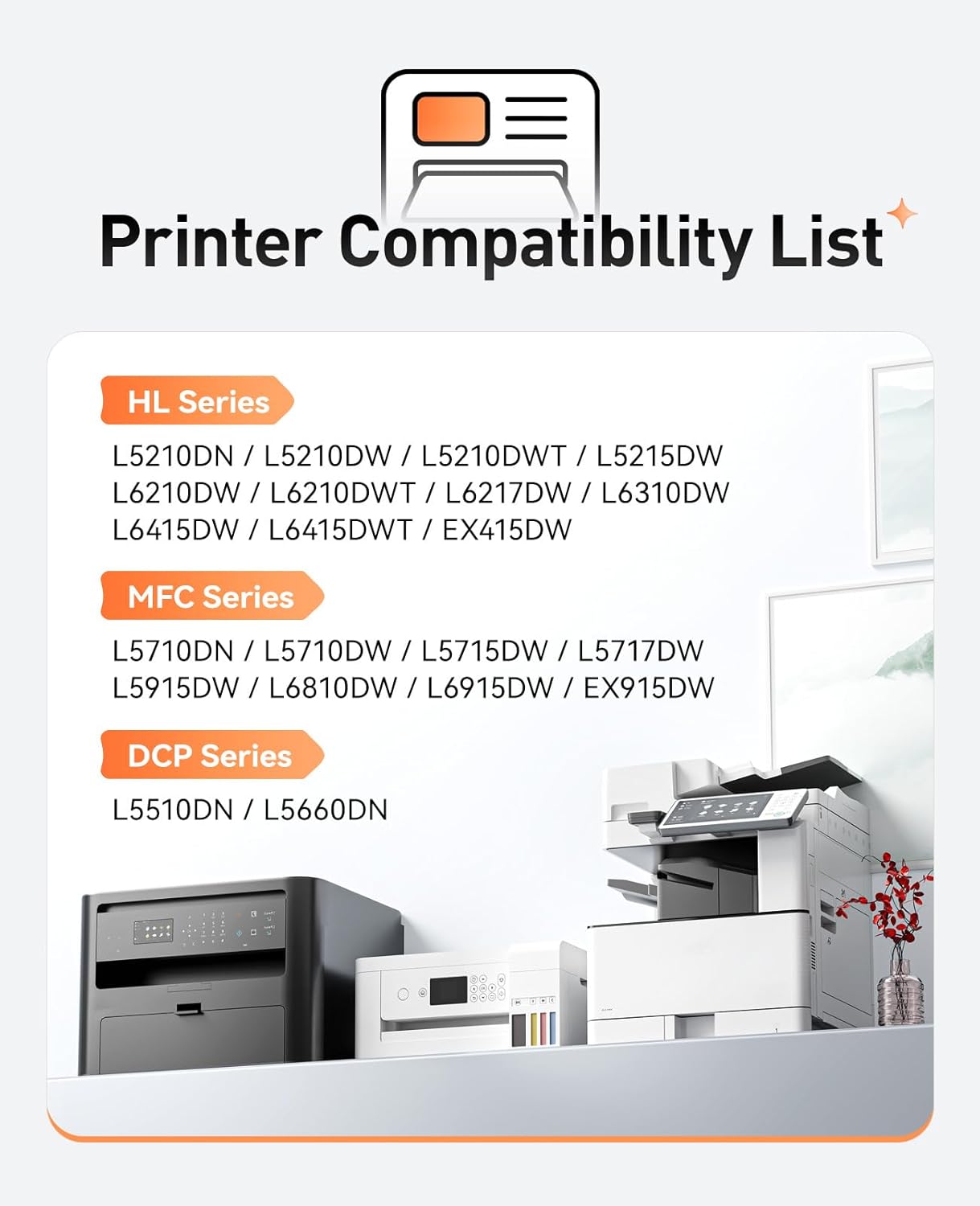 TN920XL Toner Cartridge High Yield Compatible with Brother TN920 TN-920XL TN920XXL HL-L6210DW HL-L6210DWT HL-L5210DN HL-L5210DW HL-L5210DWT HL-L6310DW MFC-L5710DW DCP-L5510DN Printer Ink Black 2-Pack