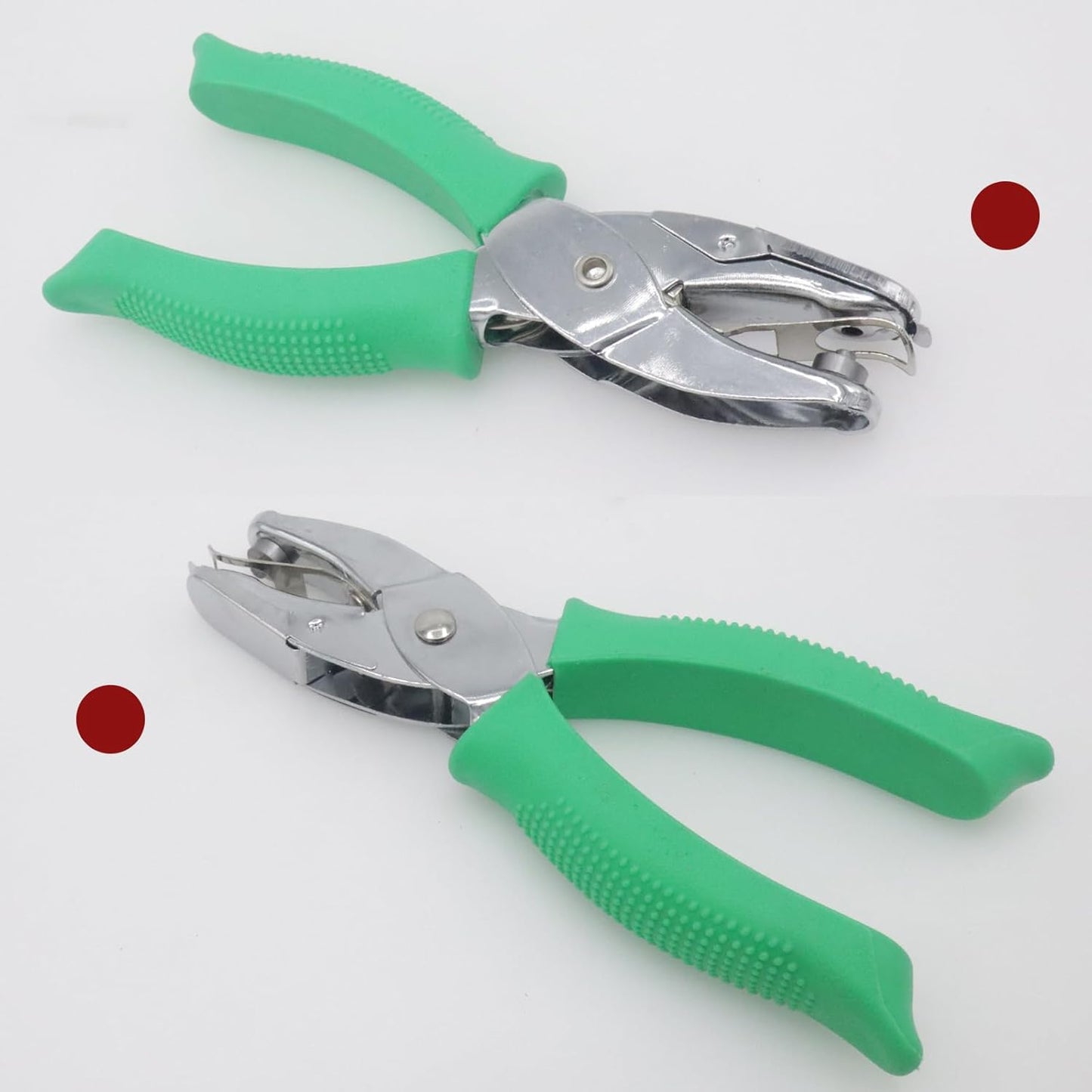 Handheld Round Shape Hole Punch, 1/8 Inch Hole Size, Craft Paper Puncher, Single Pack, Ideal for DIY Projects and Office Use