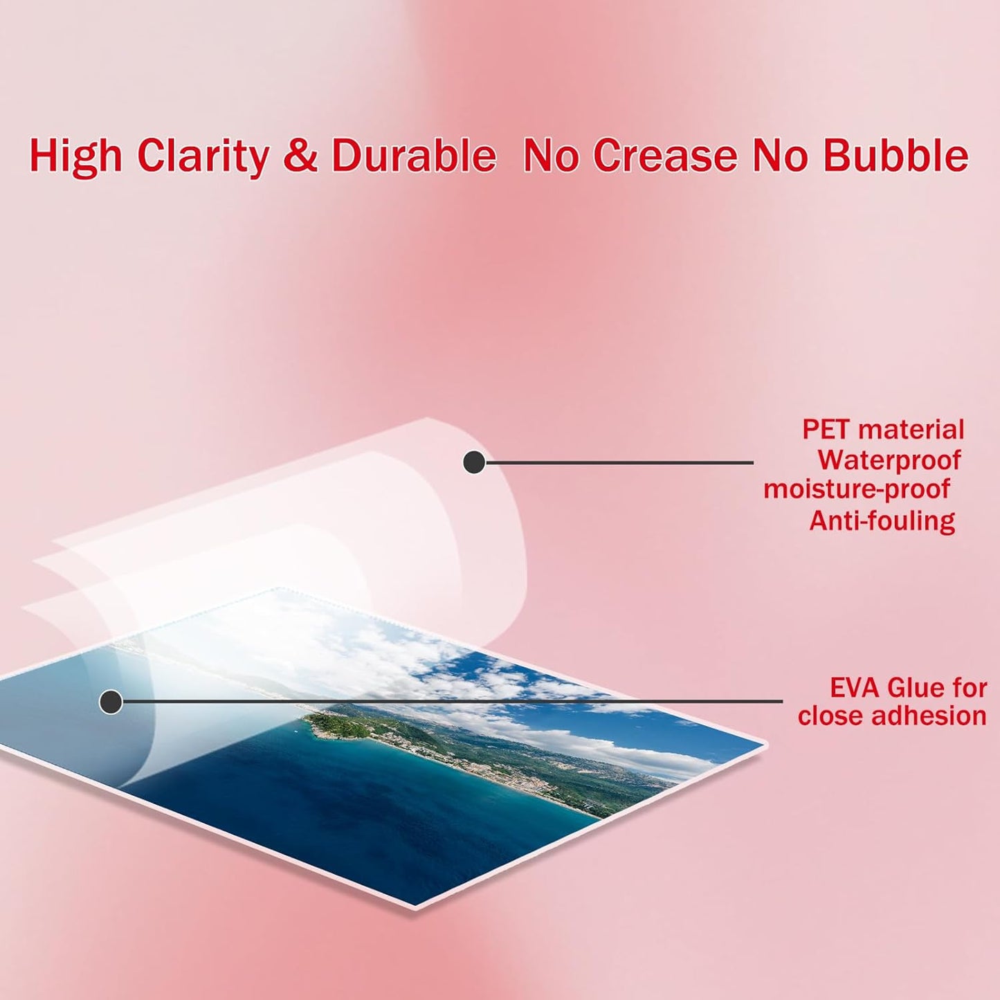 100Pack Legal Size Laminating Sheets 9x14.5inches Thermal Laminating Pouches for Extra Protection 5 Mil Clear Laminator Sheet