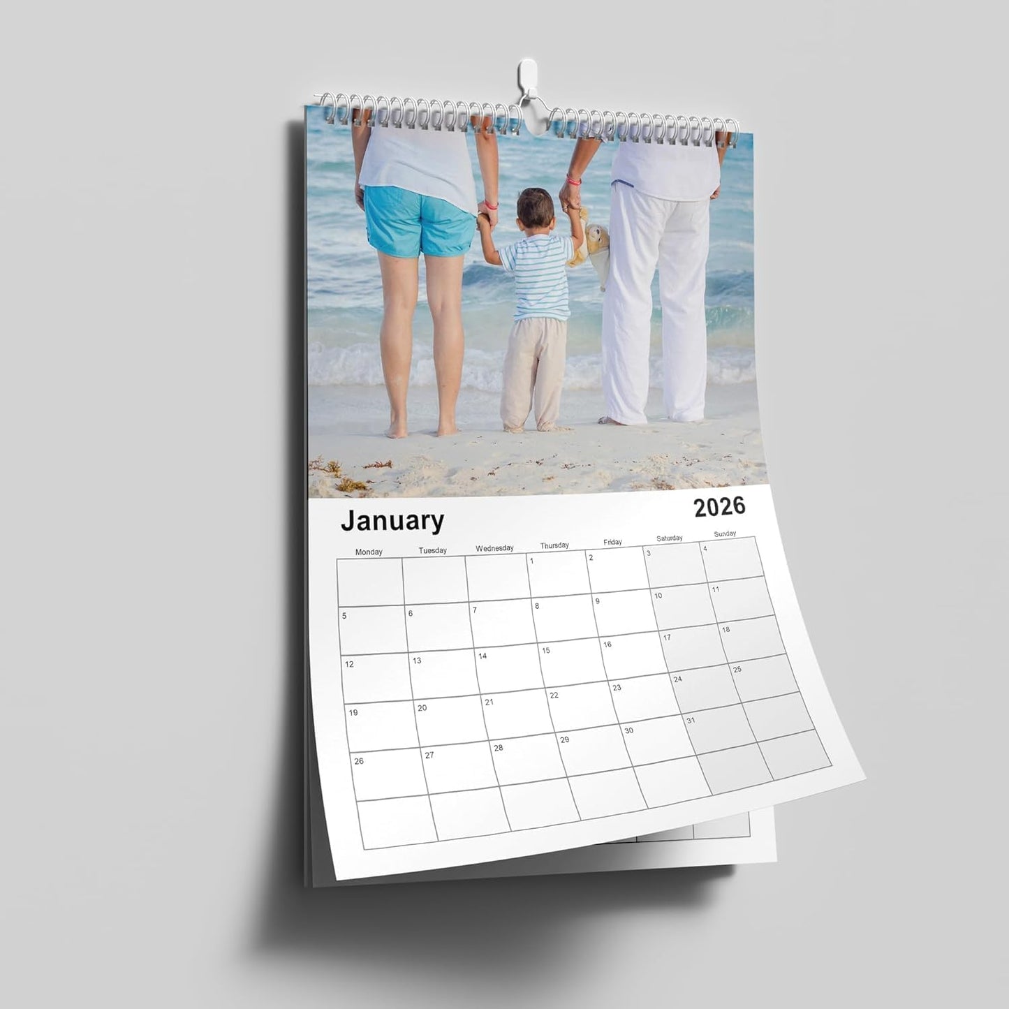 Custom Calendar 2026 for Home & Office - Print Your 13 Memories,Make Your Own Personalized Calendar Customized Christmas Gift &use your photo (Wall Calendar1, 8.3 x 6.7 Inch)