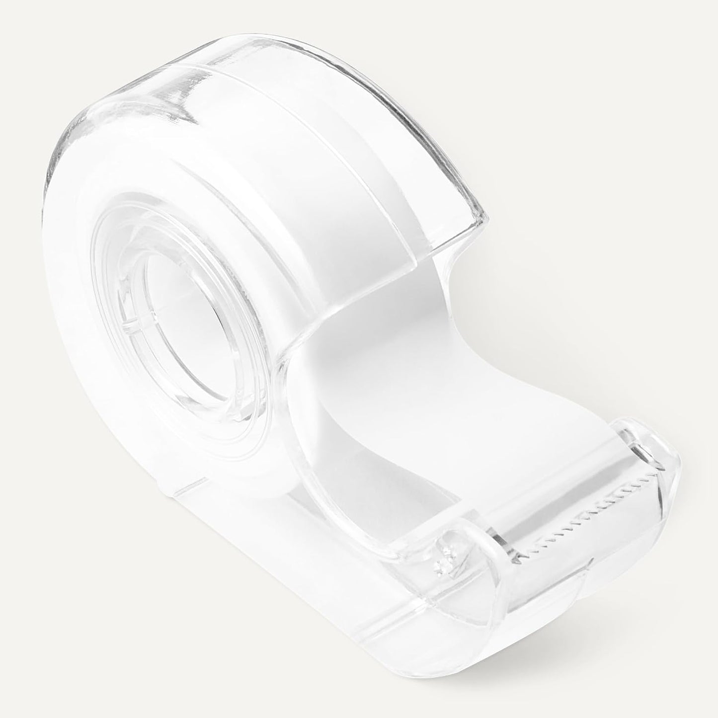 Amazon Basics Matte Finish Tape with Dispenser, Invisible Tape, 3/4" x 300"(8.33 Yards), 3-Pack, Transparent